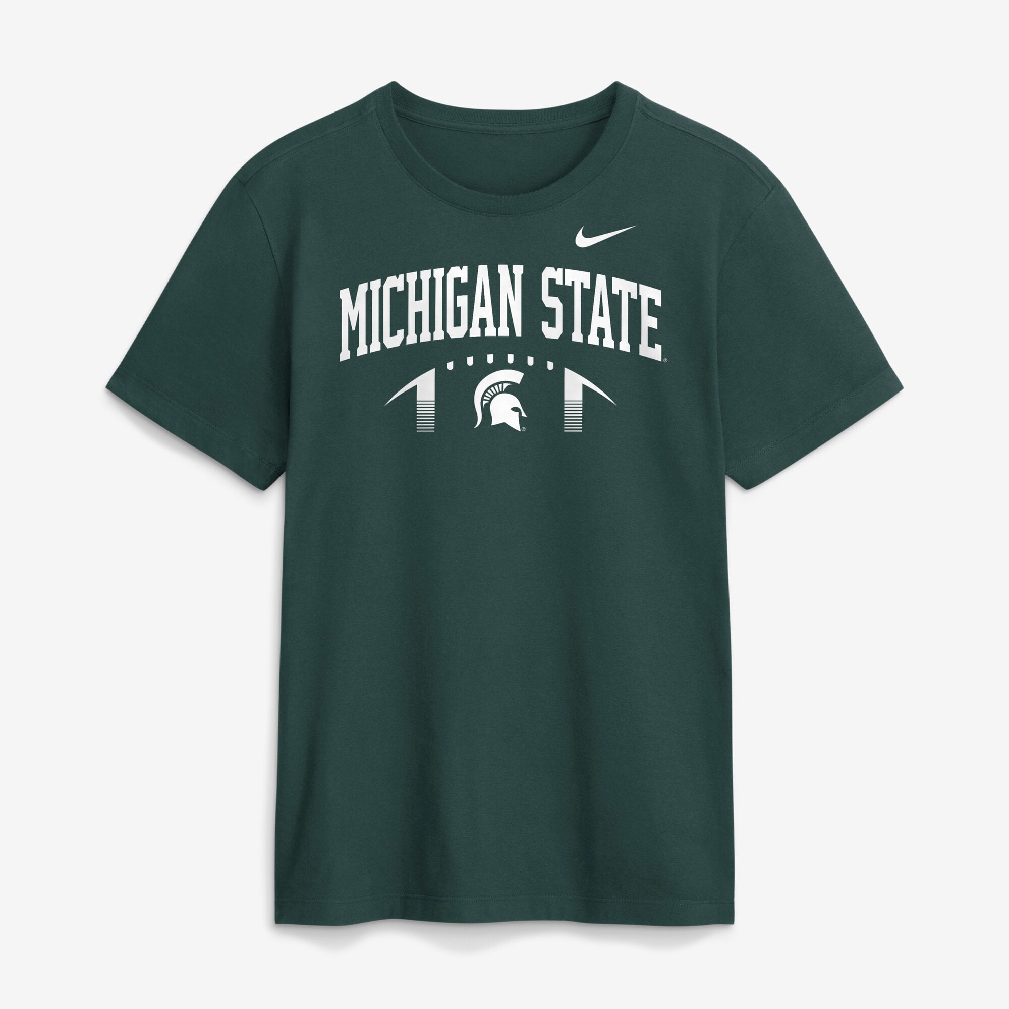 Men's Nike  Green Michigan State Spartans Primetime Football Icon T-Shirt