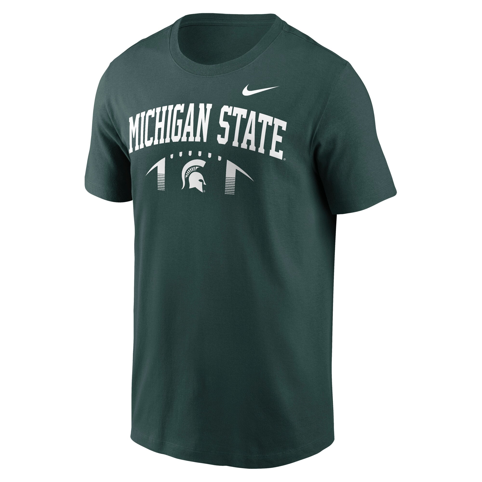 Men's Nike  Green Michigan State Spartans Primetime Football Icon T-Shirt
