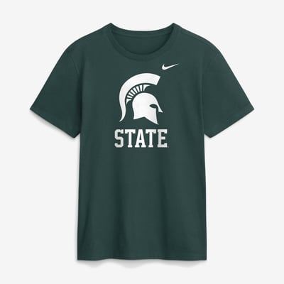  Michigan State Spartans Nike Primetime Logo Mantra T-Shirt - Green