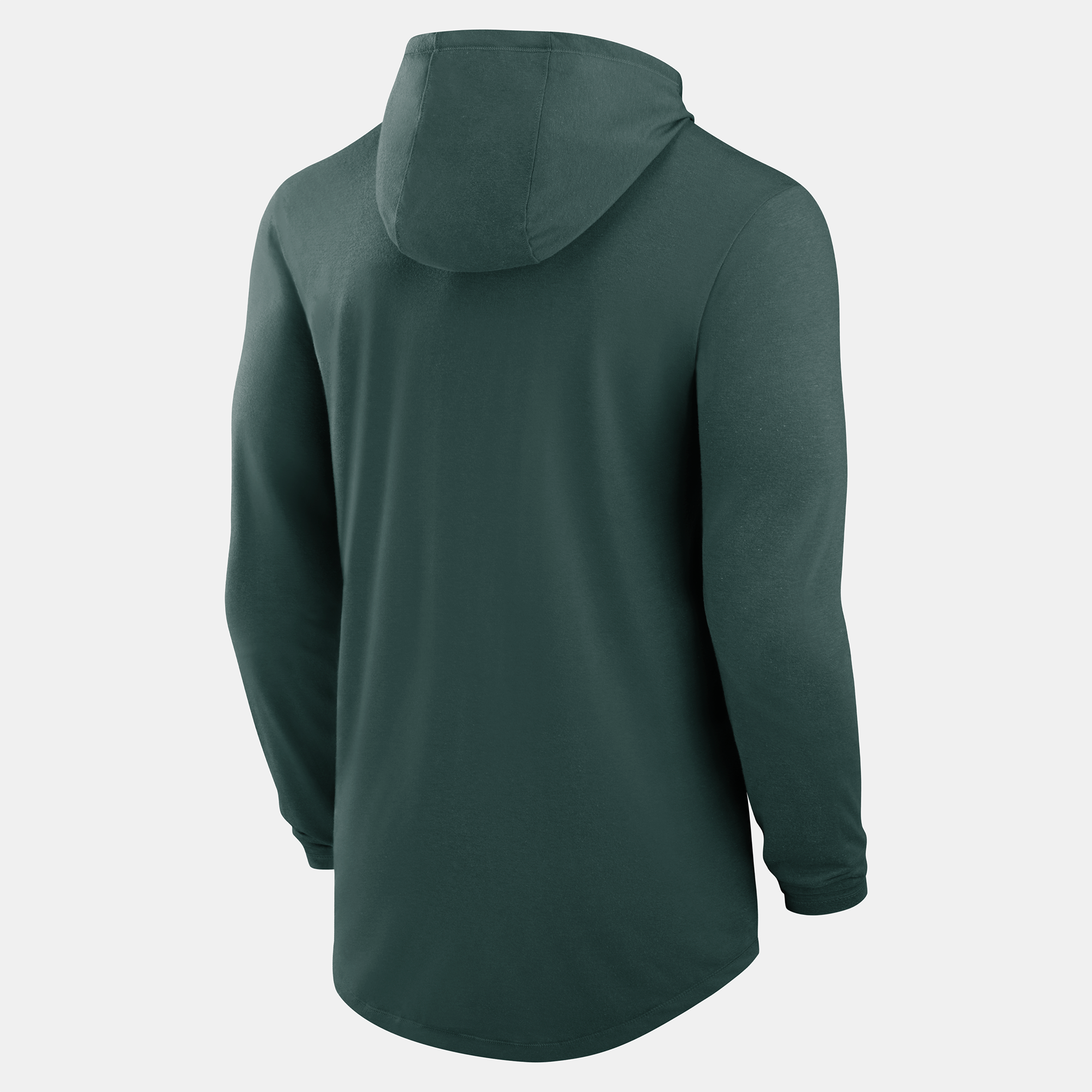 Men's Nike Green Michigan State Spartans Primetime Pattern Tri-Blend Dri-FIT Long Sleeve Hooded T-Shirt