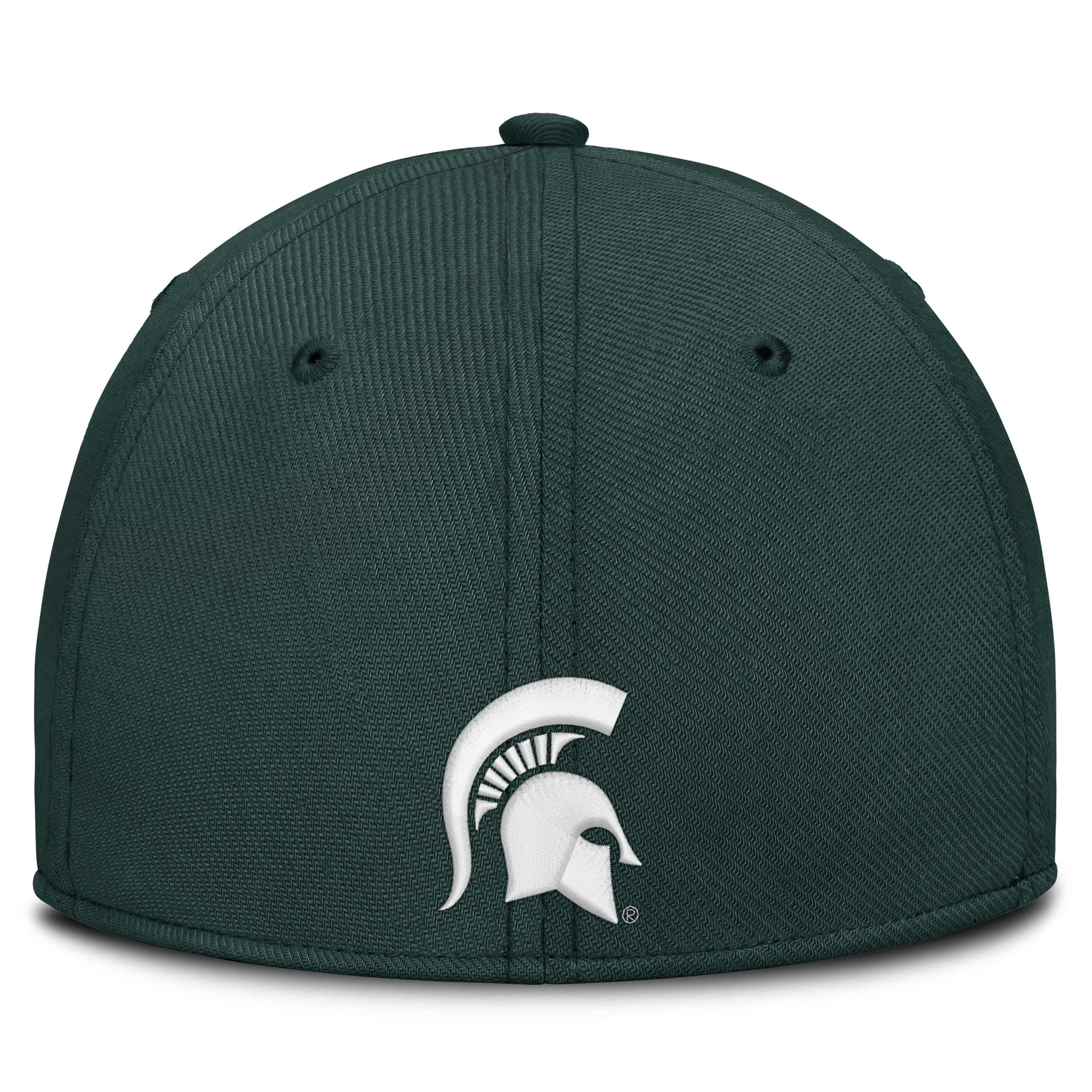 Casquette Nike verte Michigan State Spartans Primetime Team Rise Dri-FIT Flex pour homme