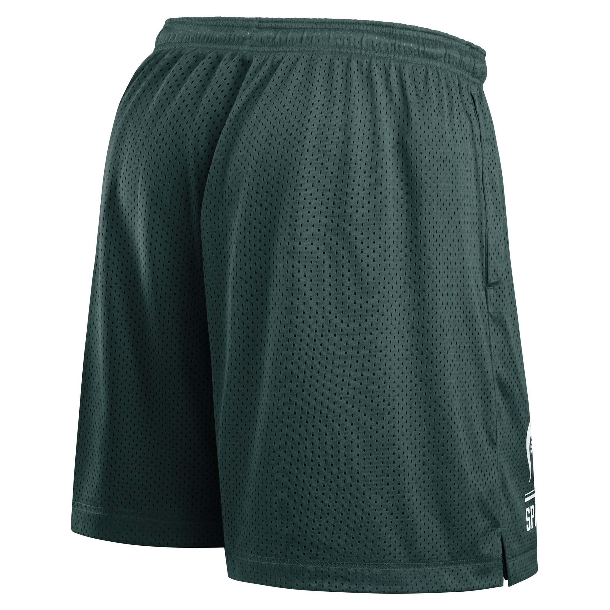 Men's Nike Green/White Michigan State Spartans Courtside Reversible Dri-FIT Shorts