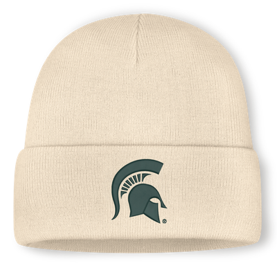 Michigan State Spartans Nike Utility Cuffed Knit Hat - Natural