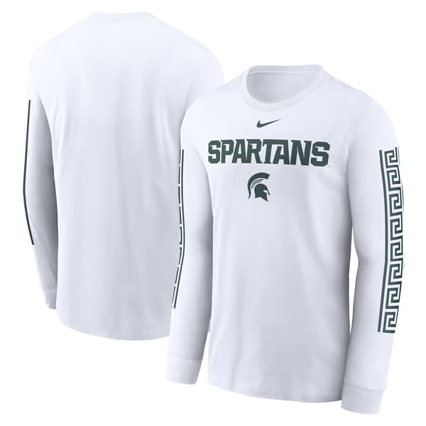 T-shirt Long Manches Victoria's Secret Michigan State Spartans - Rose, Paillettes (bling), Taille Plus, Neuf Avec étiquette