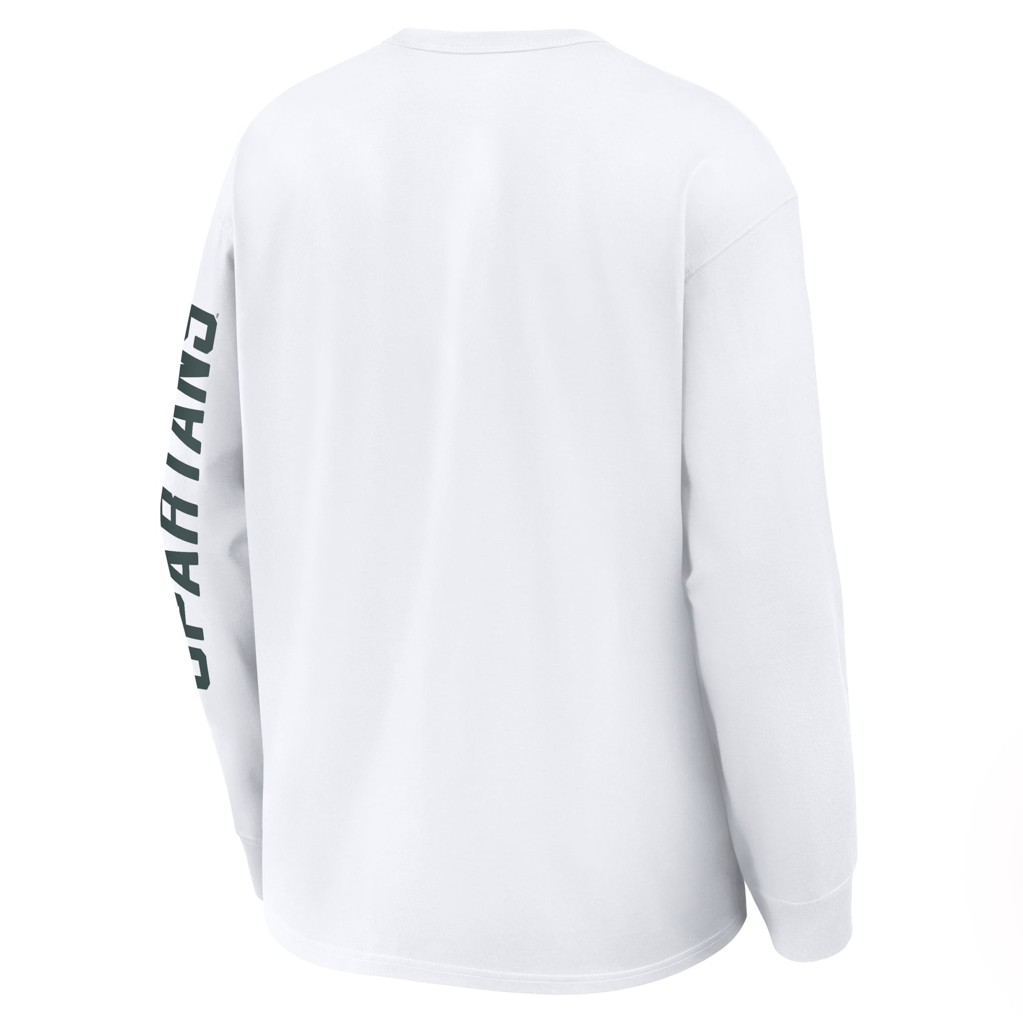 Men's Nike  White Michigan State Spartans Max 90 Legacy Multi Graphic Long Sleeve T-Shirt