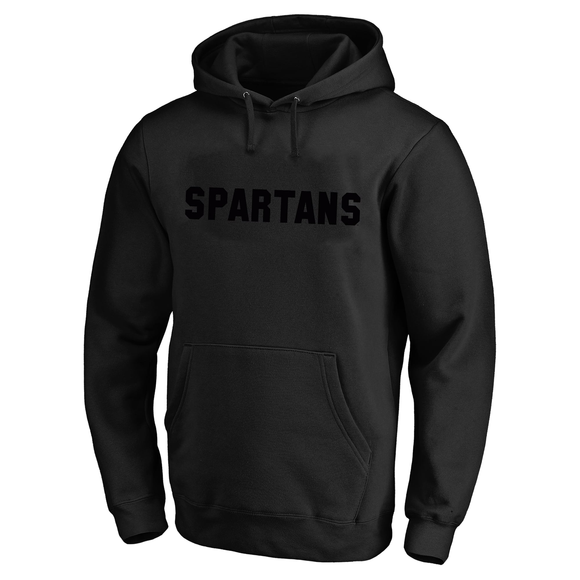 Men's Profile  Black Michigan State Spartans Tonal Hoodie