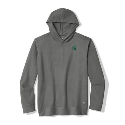 Michigan State Spartans Tommy Bahama Bye Week Hoodie - Gray