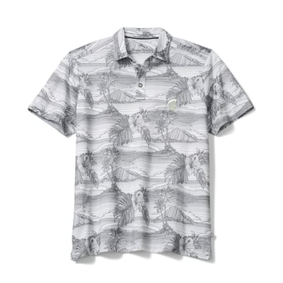 Michigan State Spartans Tommy Bahama Corsica Coast IslandZone Polo - Gray