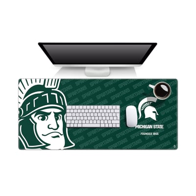 Michigan State Spartans 15.7" x 35.4" Logo Series Desk Pad