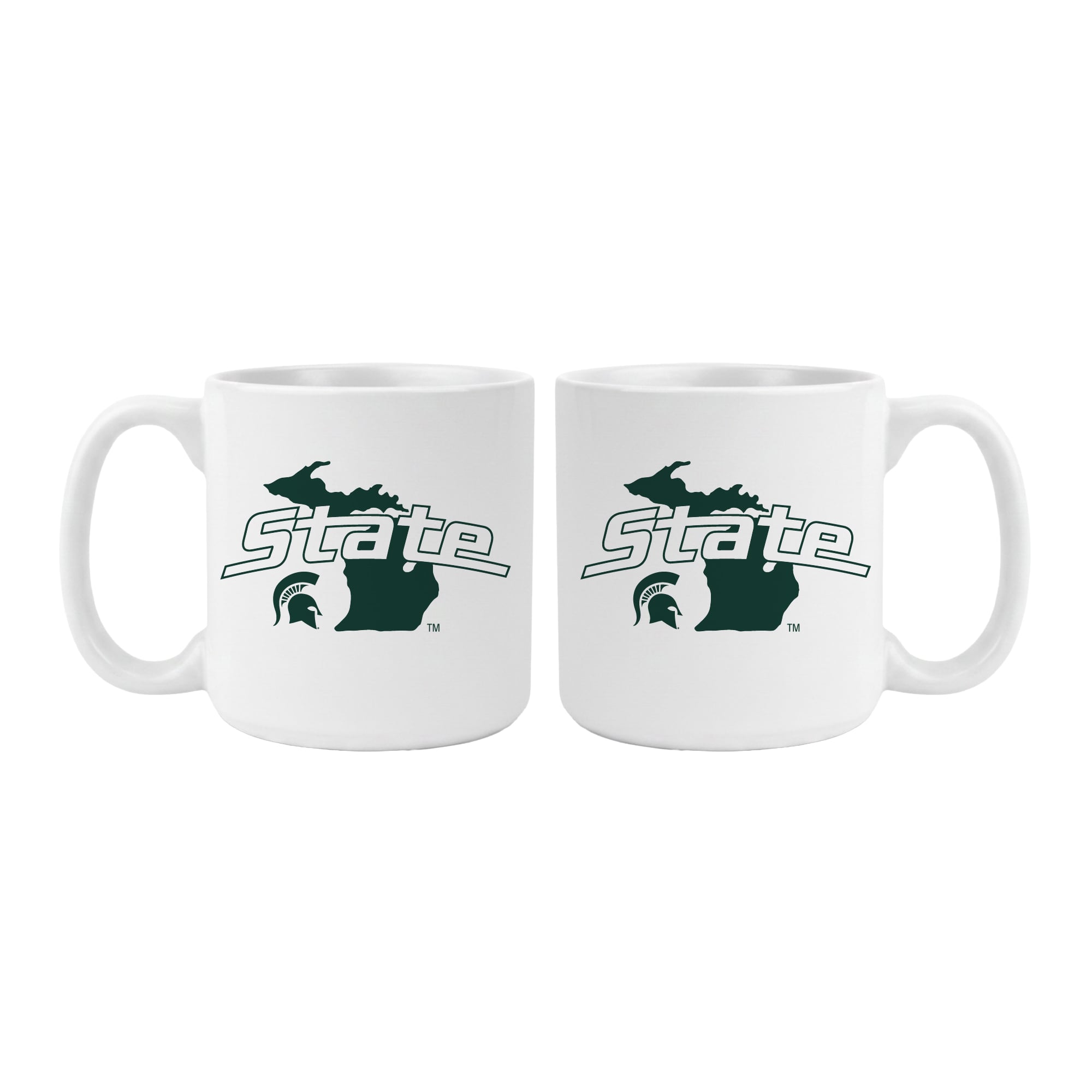Ensemble de 2 tasses « My State » des Spartans de l'Université d'État du Michigan (59 cl).