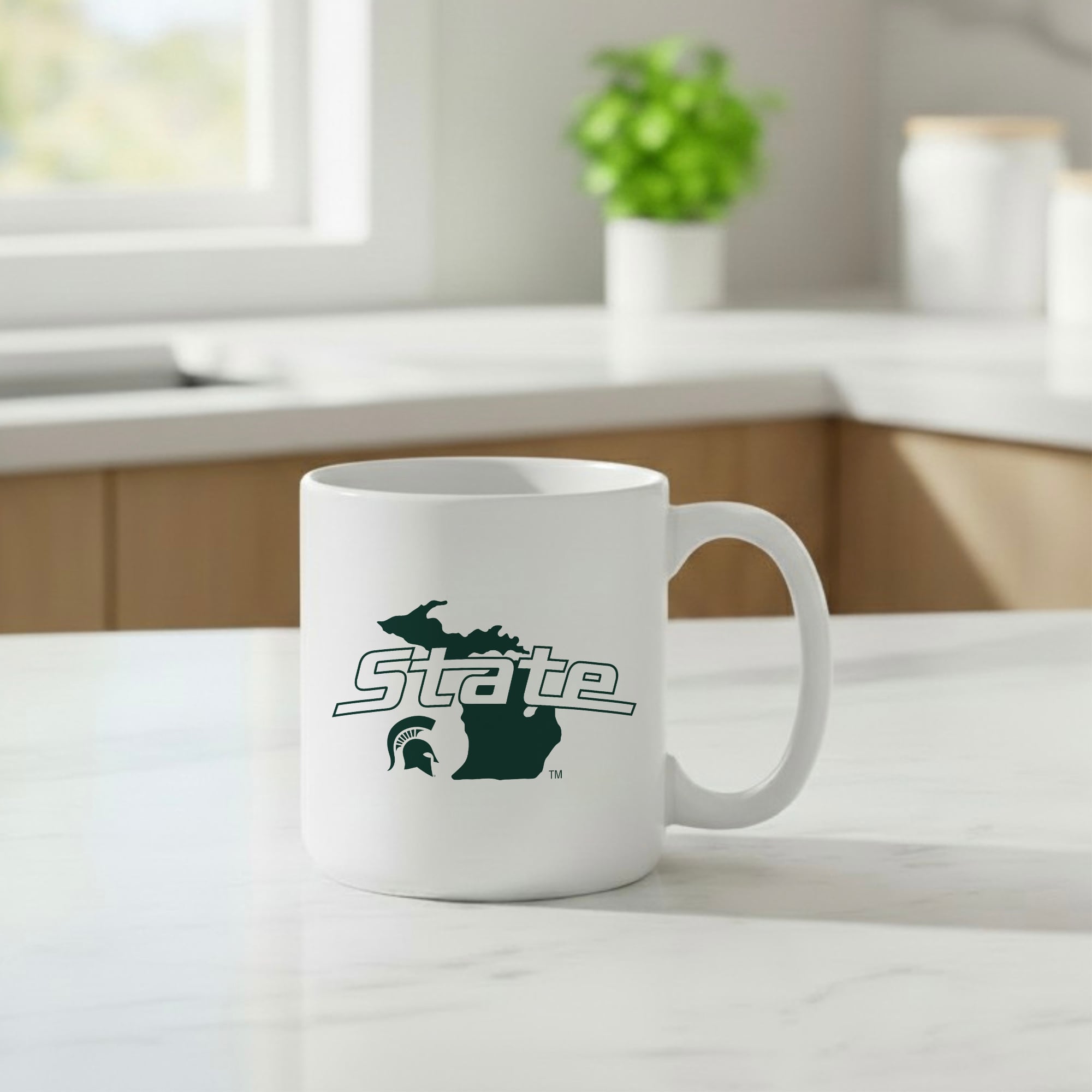 Ensemble de 2 tasses « My State » des Spartans de l'Université d'État du Michigan (59 cl).