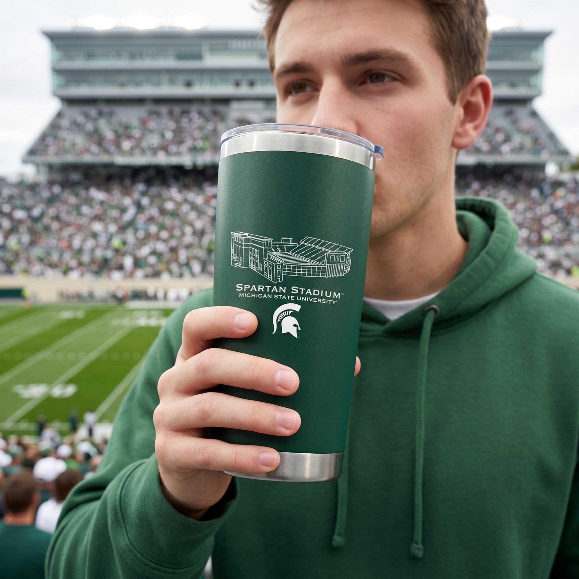 Michigan State Spartans 22oz. Stadium Tumbler
