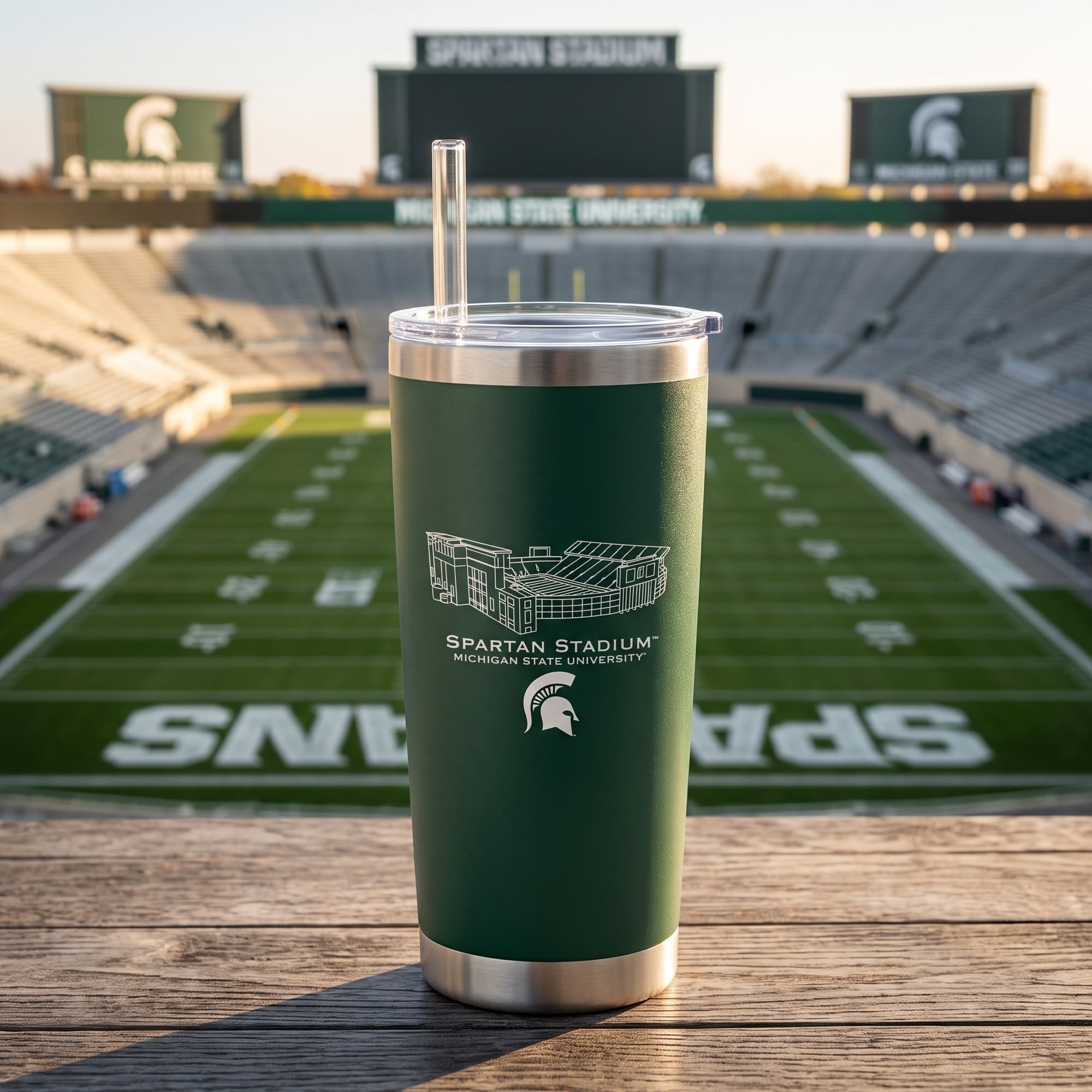 Michigan State Spartans 22oz. Stadium Tumbler