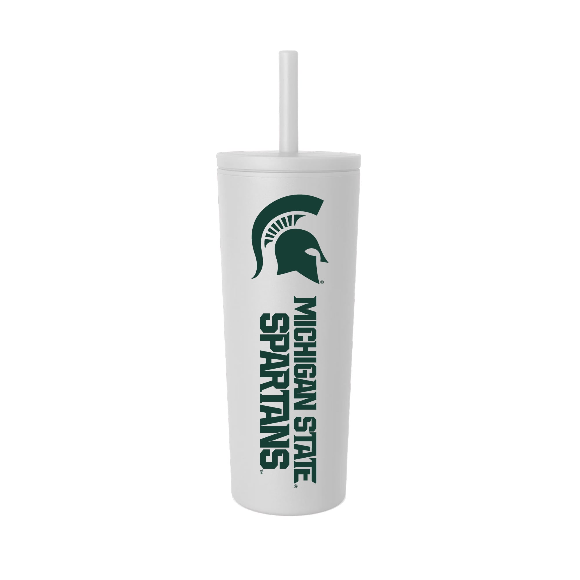Gobelet isotherme à paille anti-déversement Michigan State Spartans de 710 ml (24 oz)