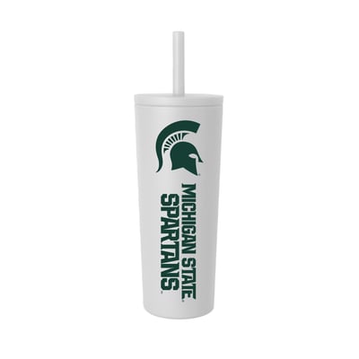 Michigan State Spartans 24oz. No Spill Straw Tumbler