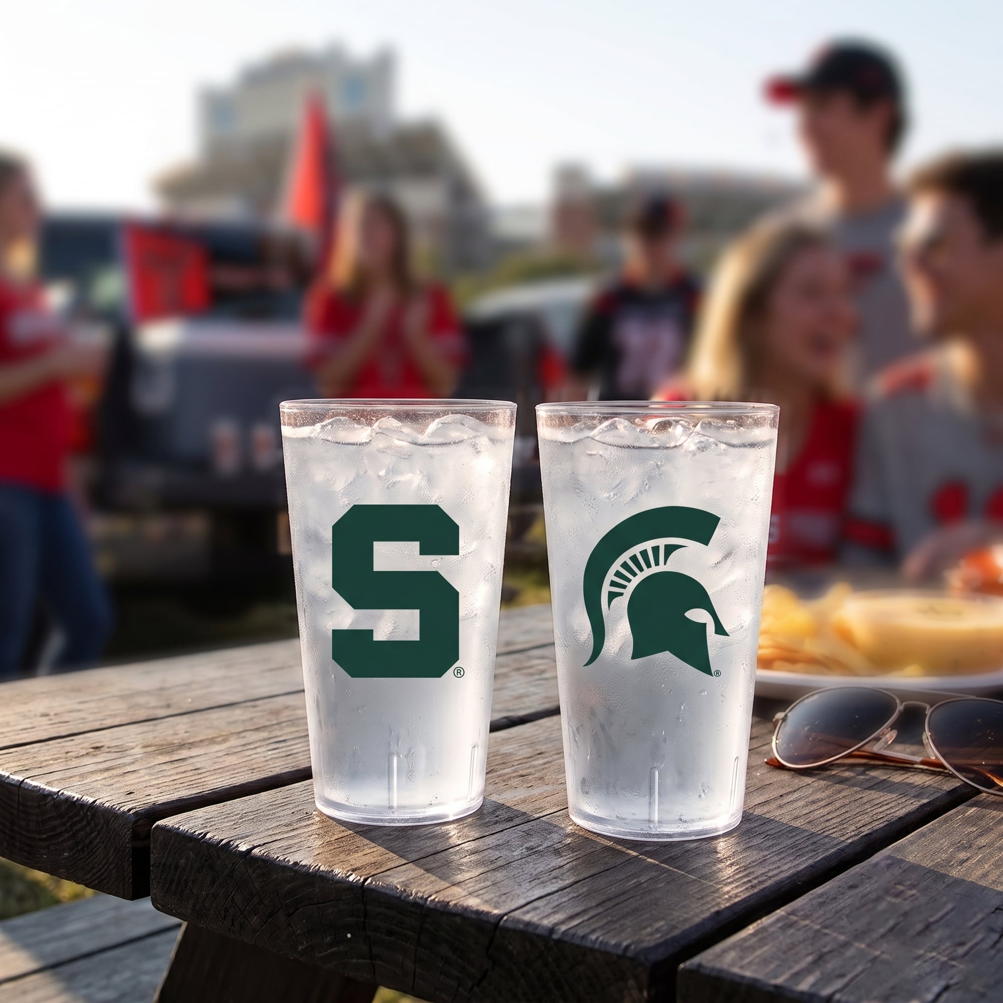 Ensemble de deux gobelets isothermes Michigan State Spartans de 710 ml (24 oz) en Tritan
