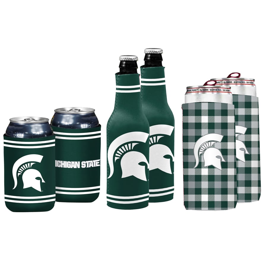 Michigan State Spartans 6-Piece Can & Bottle Cooler Variety Pack