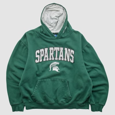 Michigan State Spartans Colosseum 2010s Hooded Pullover Sweatshirt - Green - M by Fanatics Real Vintage