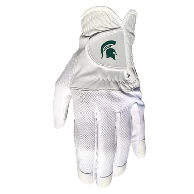 Michigan State Spartans Cool Mesh Cabretta Leather Golf Glove