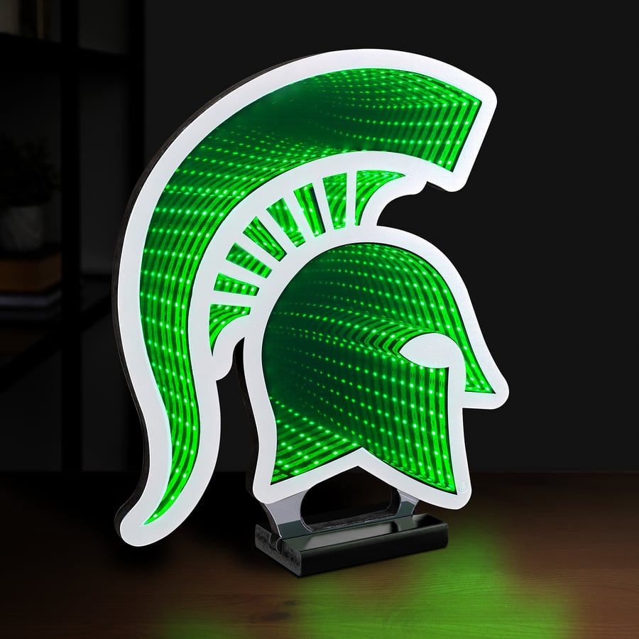 Michigan State Spartans LED Infinity Logo Light