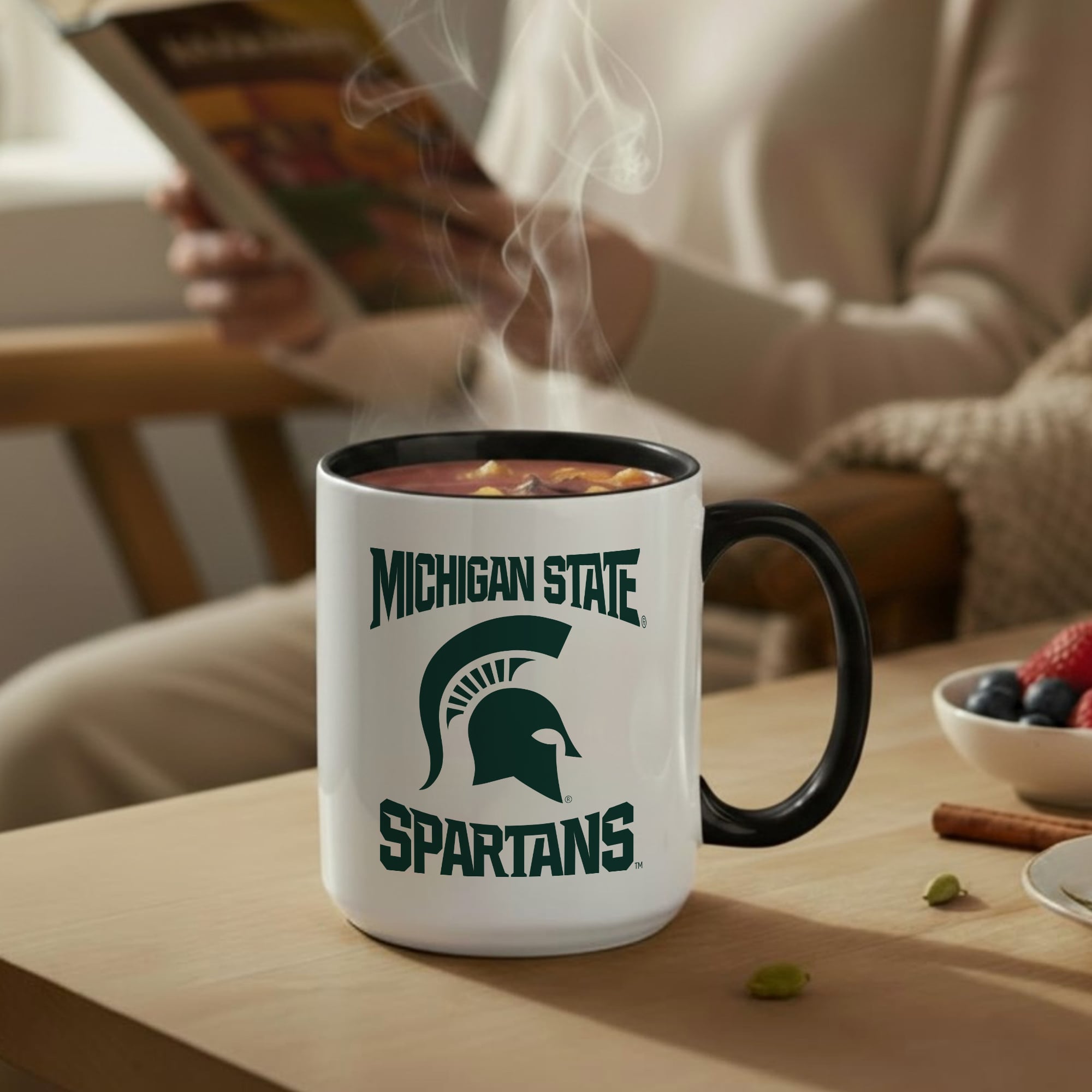Michigan State Spartans Two-Piece 15oz. Combo Mug Set