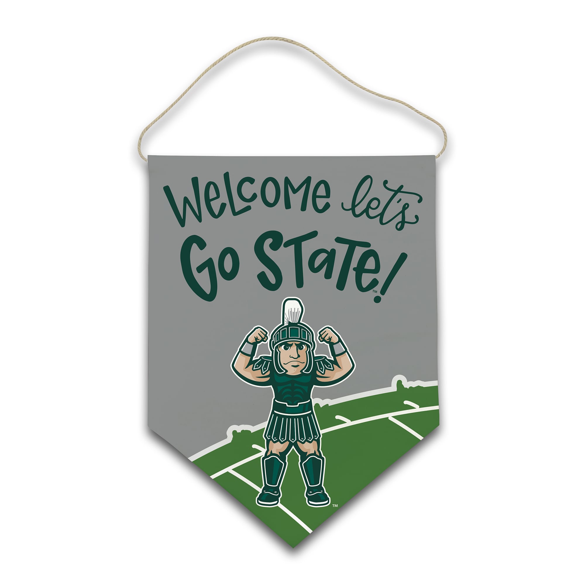Porte-toile de bienvenue des Spartans de l'État du Michigan