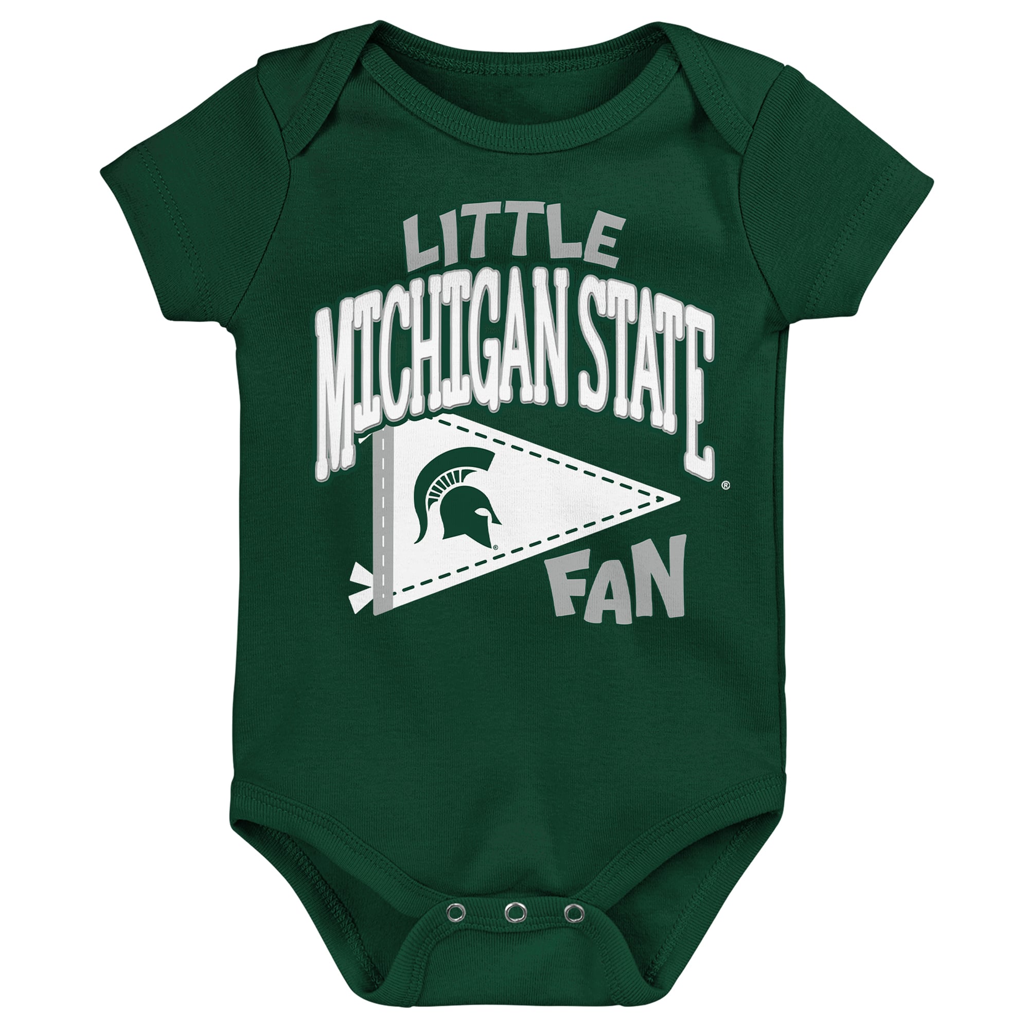 Body bébé vert Outerstuff Michigan State Spartans Little Banner