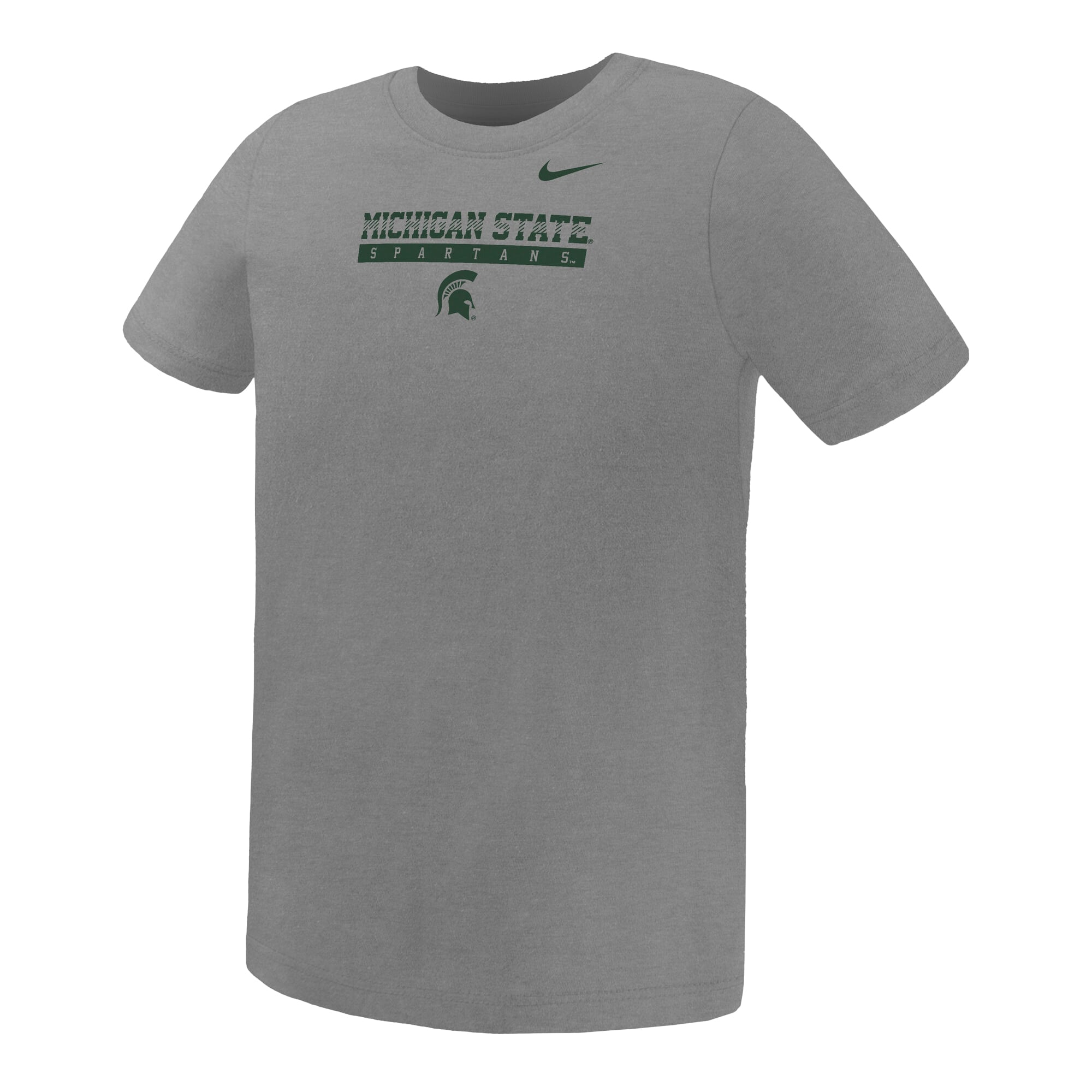 Preschool Nike Gray Michigan State Spartans Name Bar Legend Dri-FIT T-Shirt