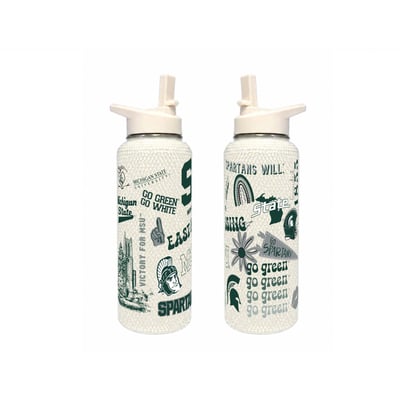 Michigan State Spartans The Memory Company 34oz. Bling Quencher Bottle