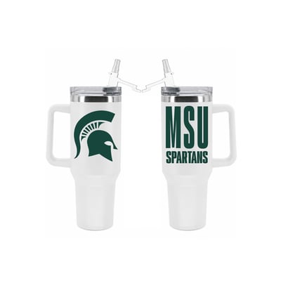 Michigan State Spartans The Memory Company 40oz. Stainless Steel Tumbler with Flip Straw