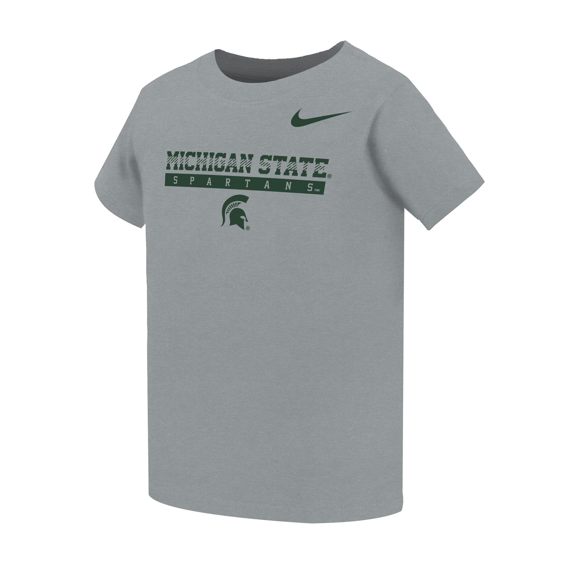 Toddler Nike Gray Michigan State Spartans Name Bar Legend Dri-FIT T-Shirt
