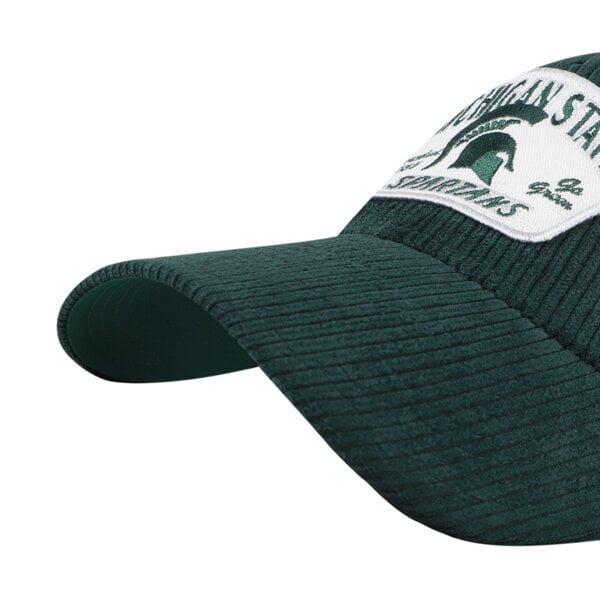 Casquette unisexe ajustable en velours côtelé vert '47 Michigan State Spartans Accordia MVP