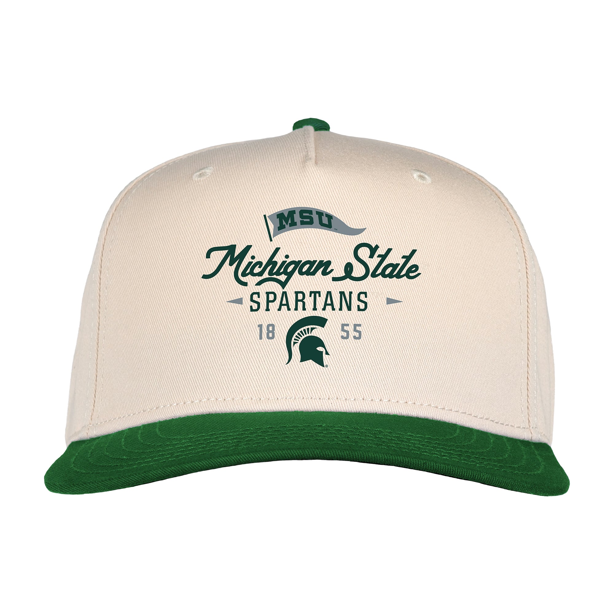 Unisex Ahead Cream Michigan State Spartans The 1995 Adjustable Hat
