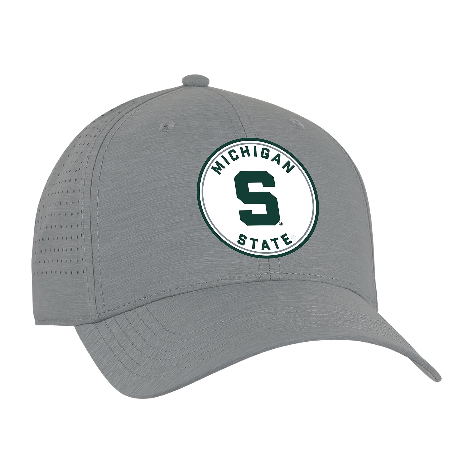 Unisex Ahead Gray Michigan State Spartans Brezo Adjustable Hat