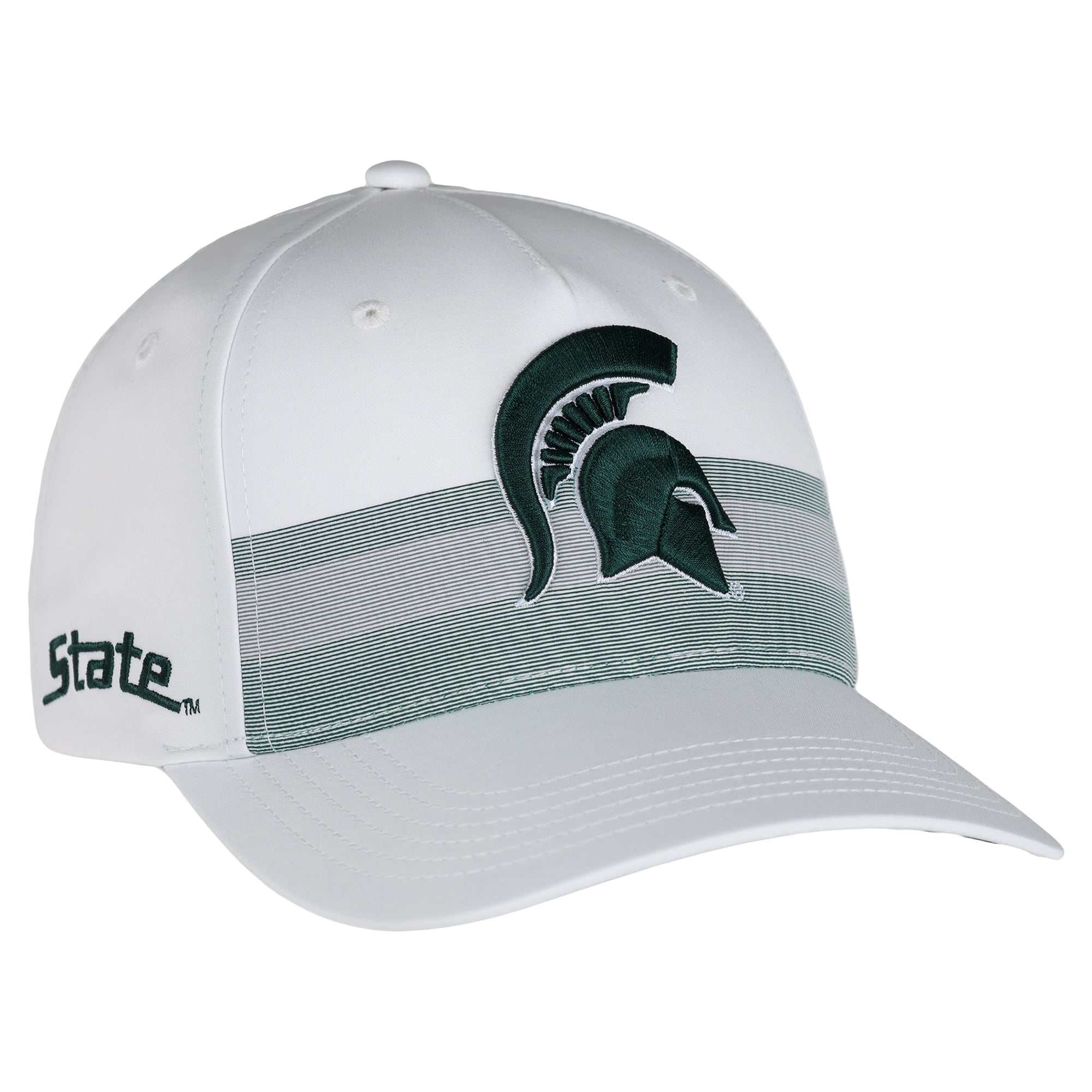 Unisex Ahead White Michigan State Spartans The Sideline Adjustable Hat