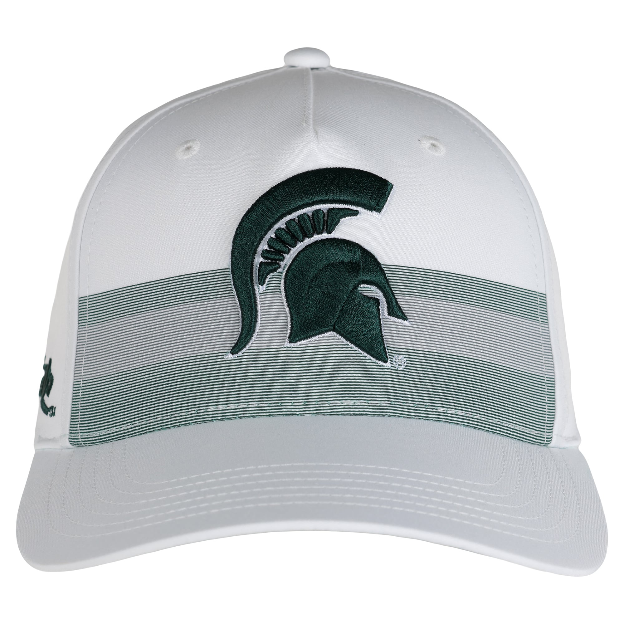 Unisex Ahead White Michigan State Spartans The Sideline Adjustable Hat