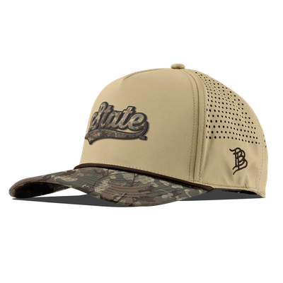 Michigan State Spartans Branded Bills Unisex Timber Camo Adjustable Hat - Tan
