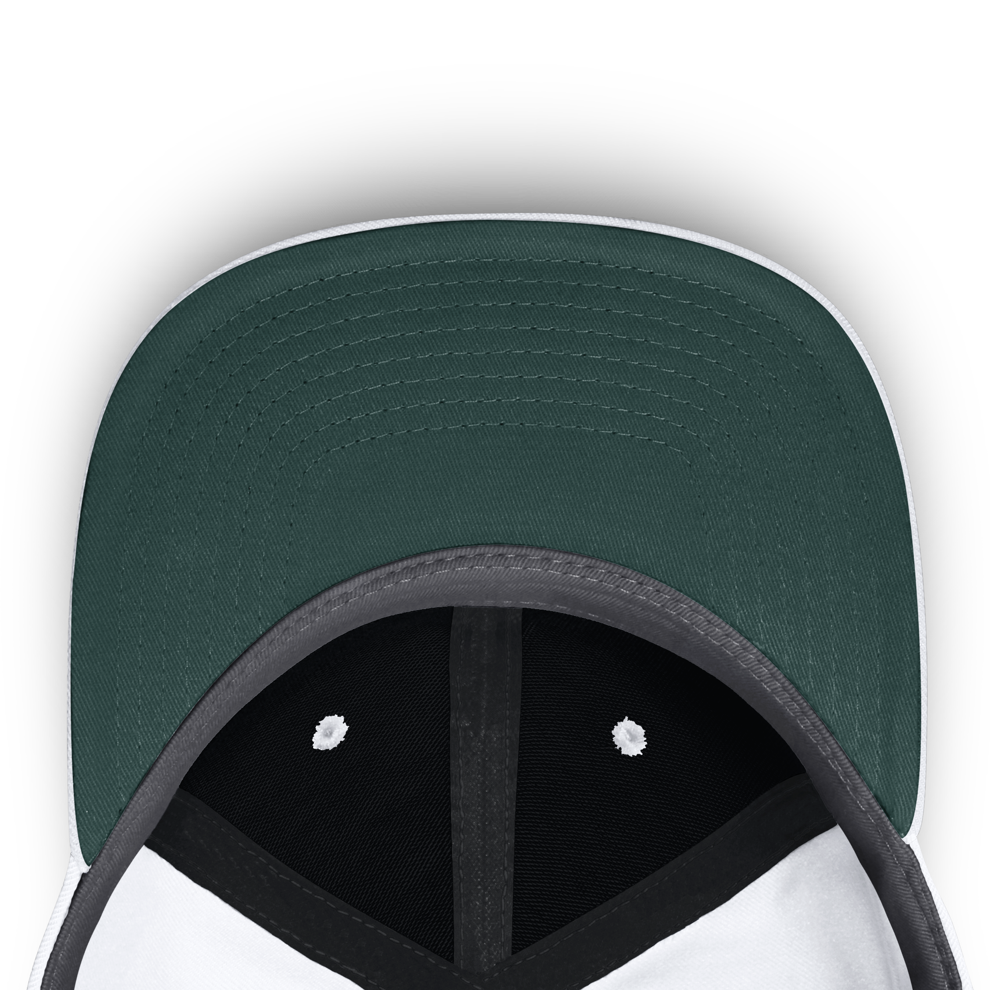 Casquette unisexe Nike Off White Michigan State Spartans Legacy Letter & Location Rise ajustable
