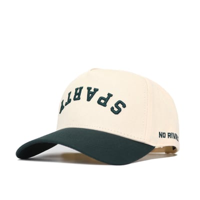 Michigan State Spartans No Rivals Unisex Upside Down Classic Colors Adjustable Hat - Natural/Green