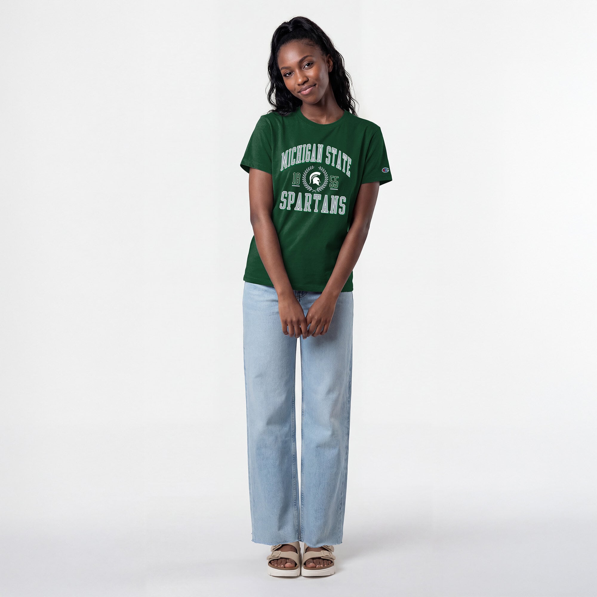 Women's Champion Green Michigan State Spartans Lifestyle T-Shirt