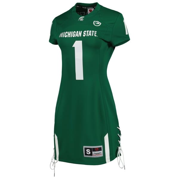 green football dress Women's Fergo Michigan State Spartans Jersey Unique Bridesmaid Dresses
