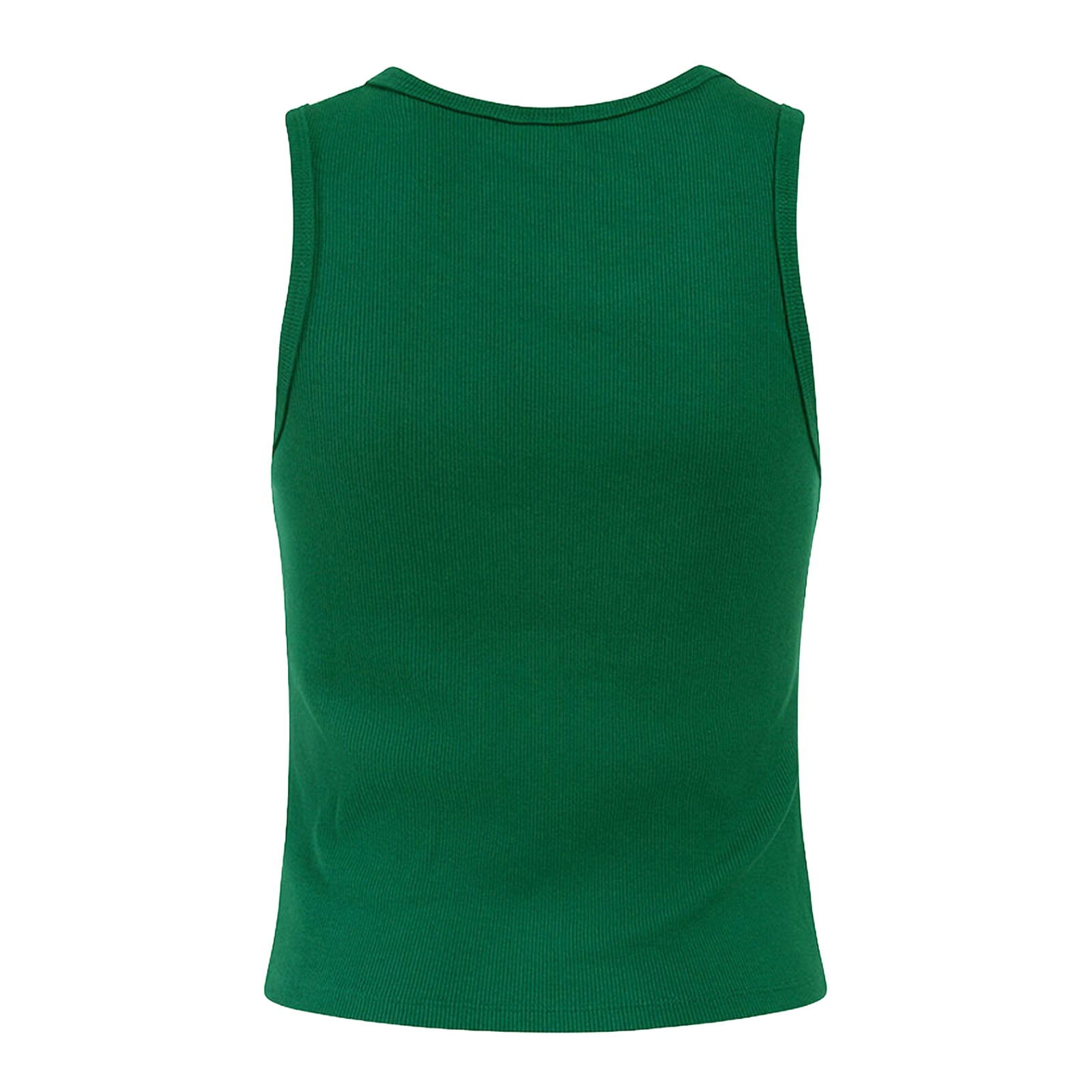 Women's Hype and Vice  Hunter Green Michigan State Spartans Primary Logo Ribbed Tank Top