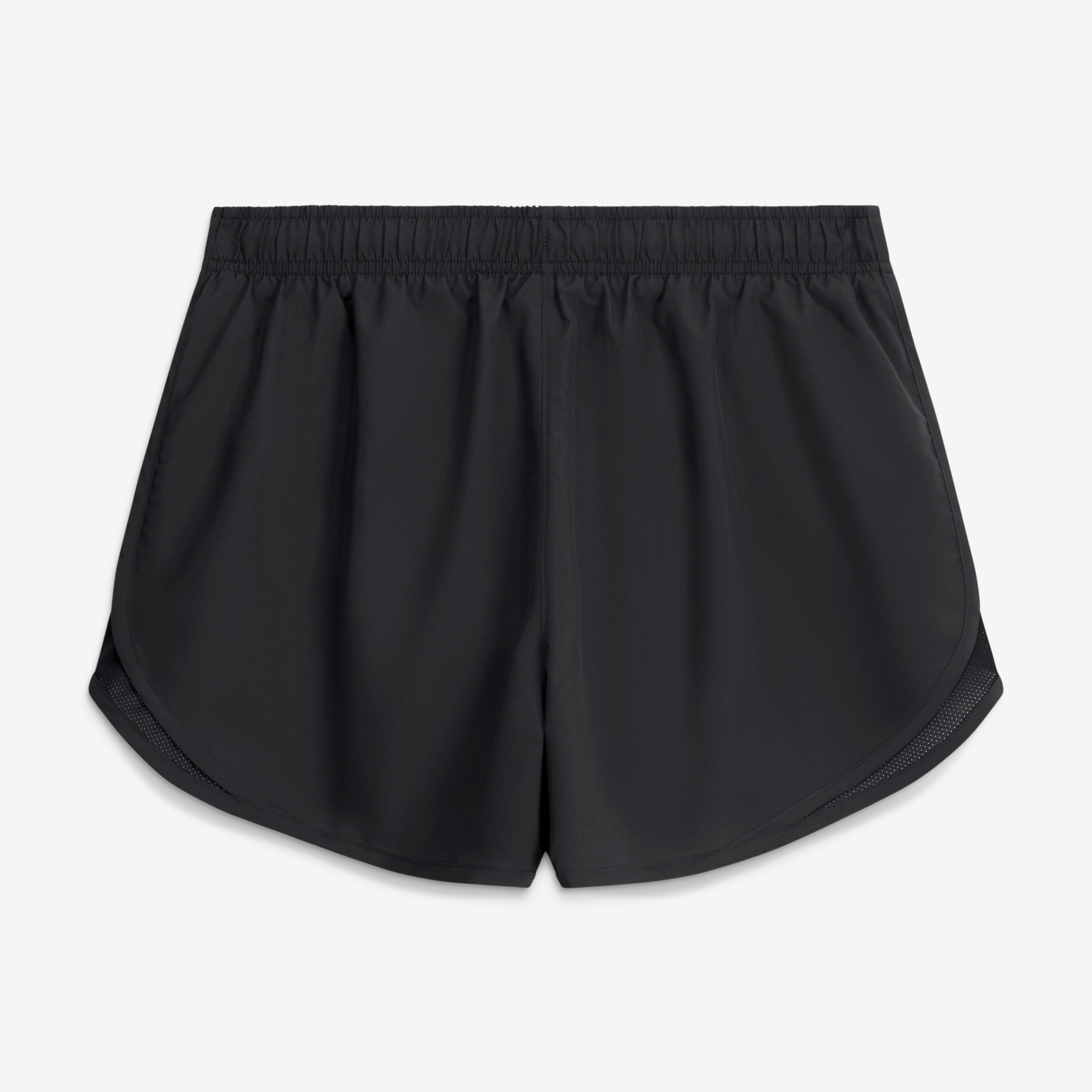 Women's Nike Black Michigan State Spartans Tempo Mid-Rise Dri-FIT Shorts