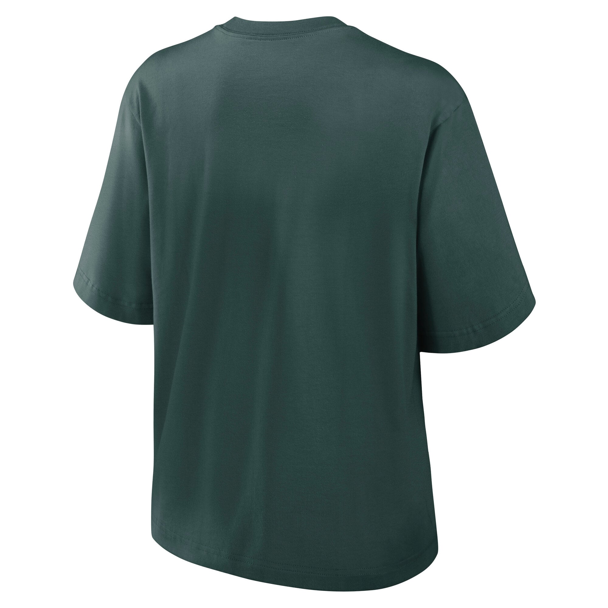 T-shirt Nike vert pour femme avec logo en forme d'arche des Spartans de l'Université d'État du Michigan