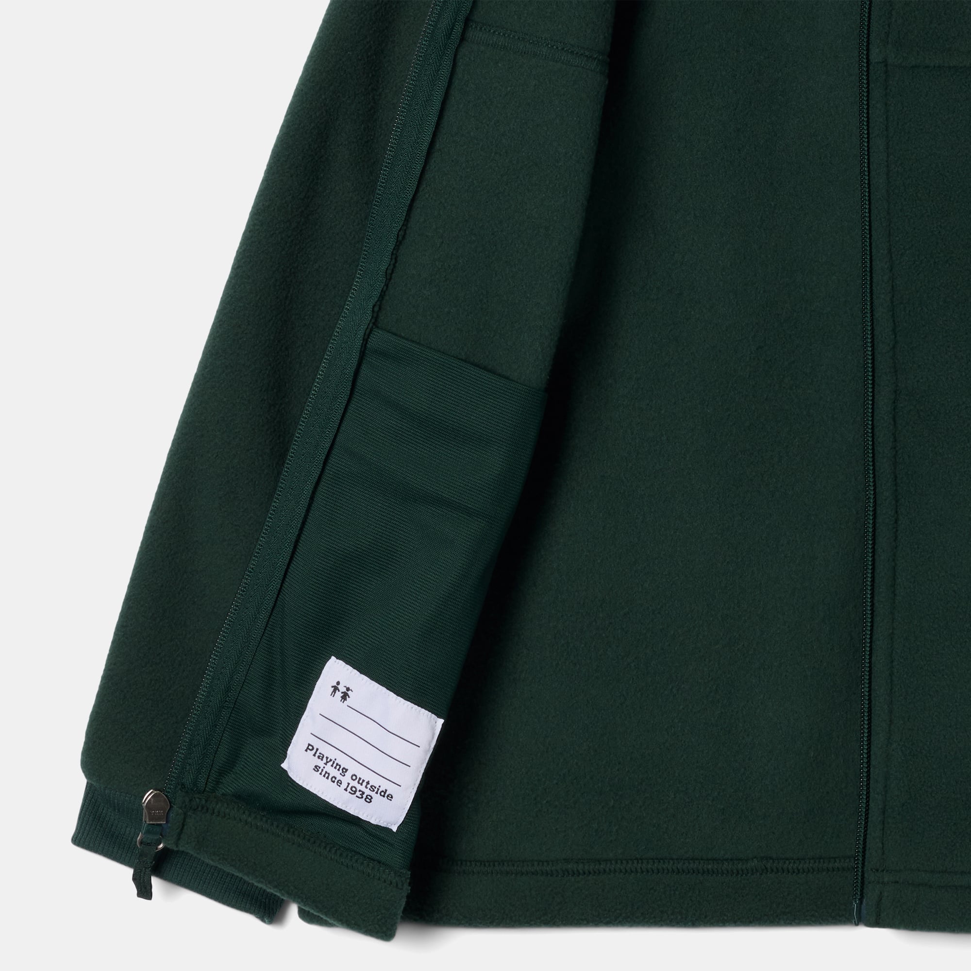 Sweat à capuche zippé en polaire Columbia Green Michigan State Spartans pour jeunes