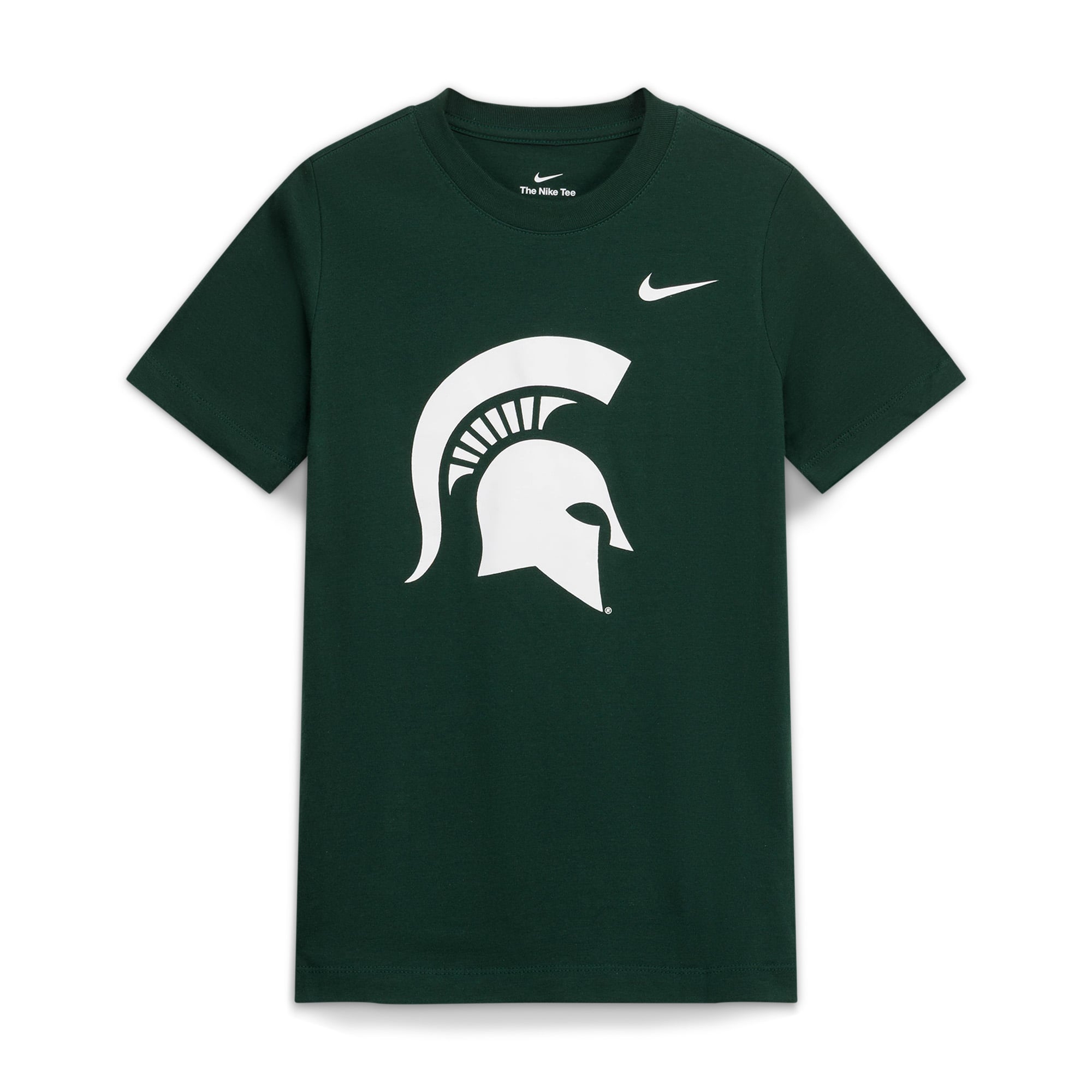 Youth Nike Green Michigan State Spartans Logo T-Shirt