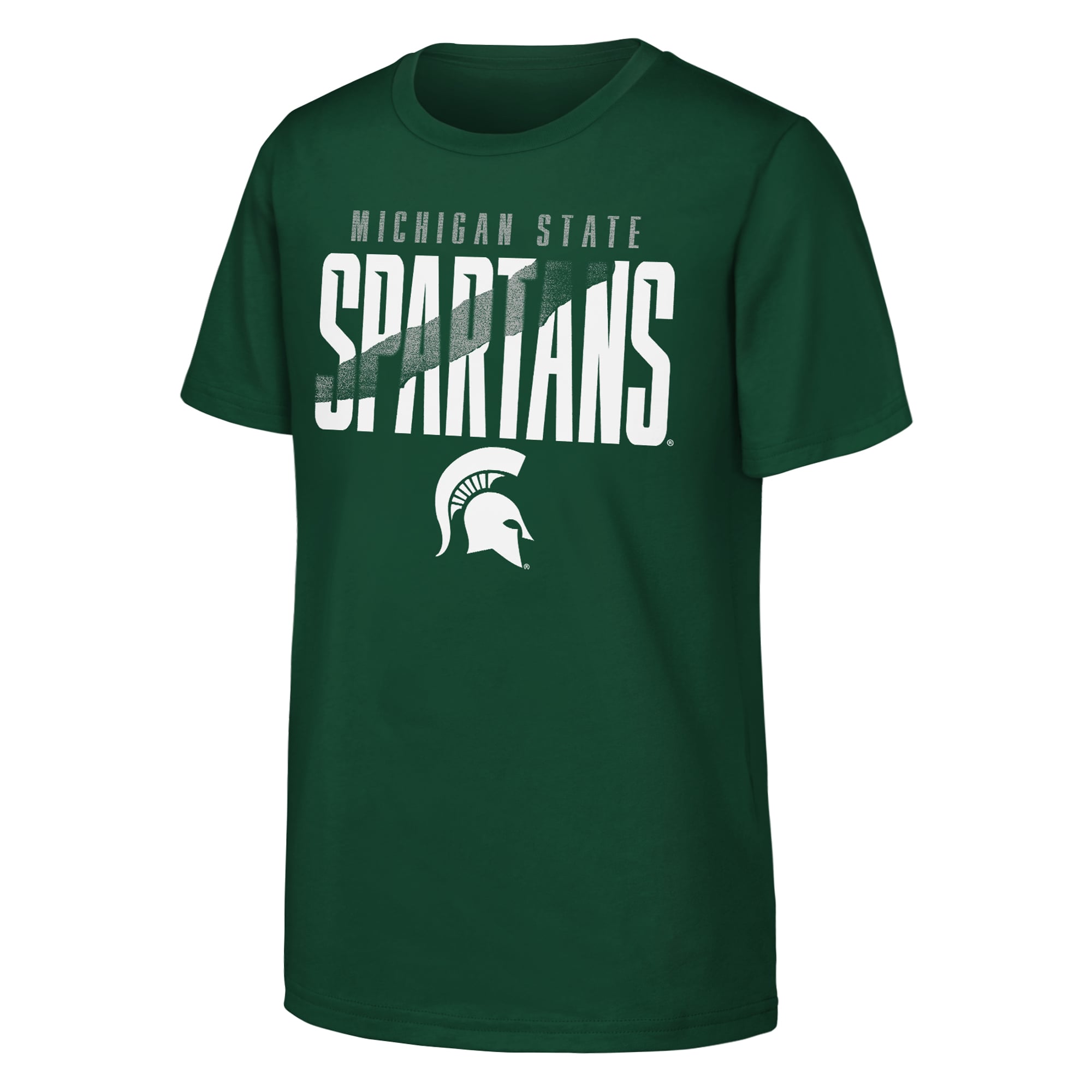 T-shirt Outerstuff vert pour jeunes, motif Spartans de l'Université d'État du Michigan.