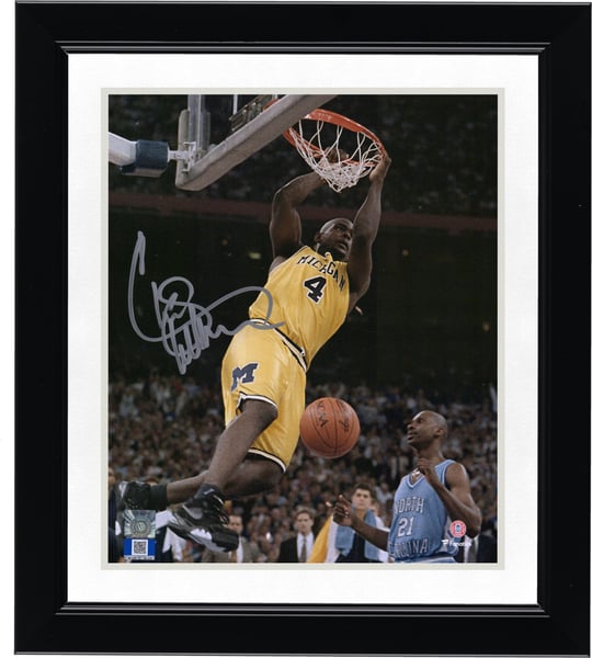 Chris Webber 1997 Co Signers 直筆Auto Chris Webber Michigan 
