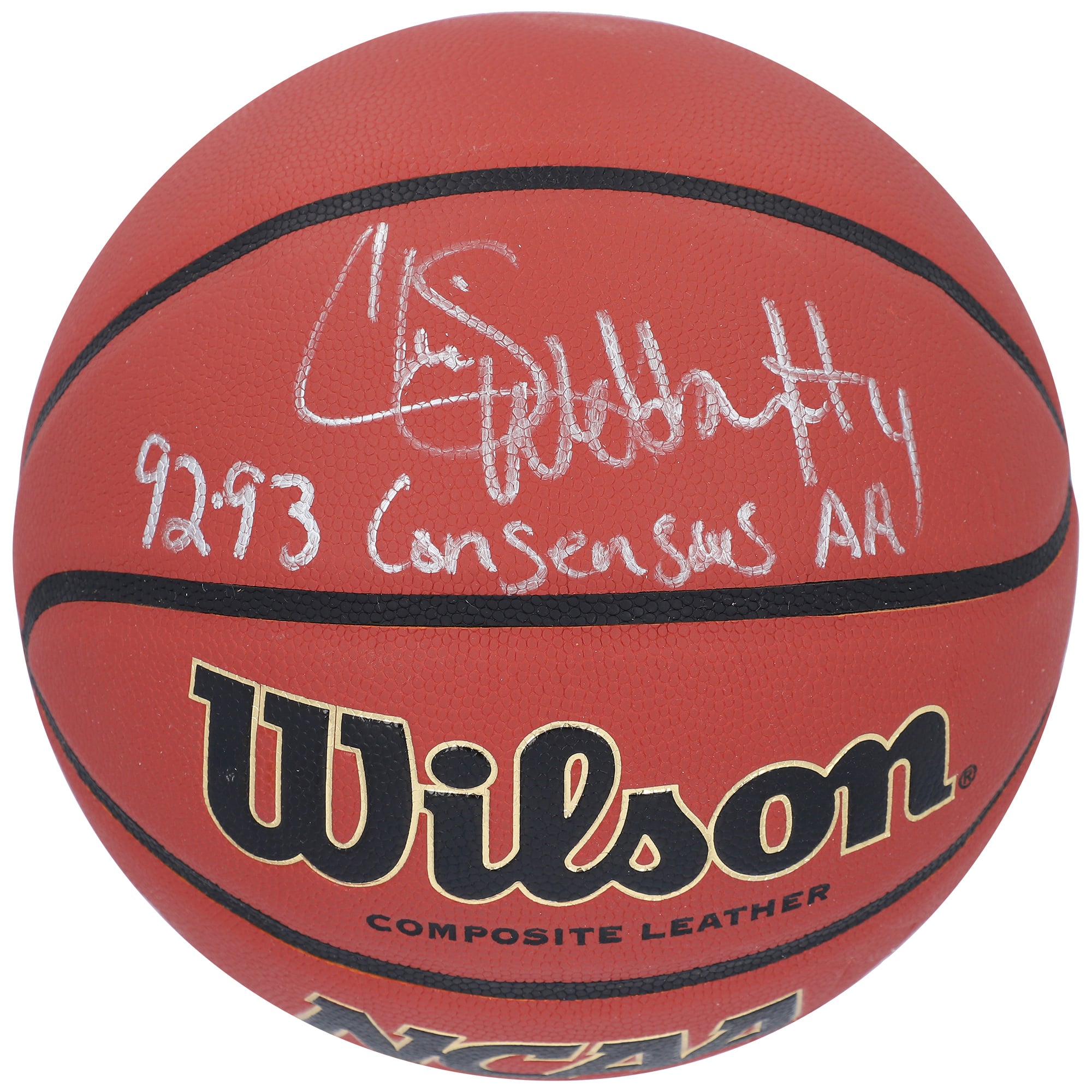 Chris Webber Michigan Wolverines Autographed Wilson Indoor/Outdoor Basketball