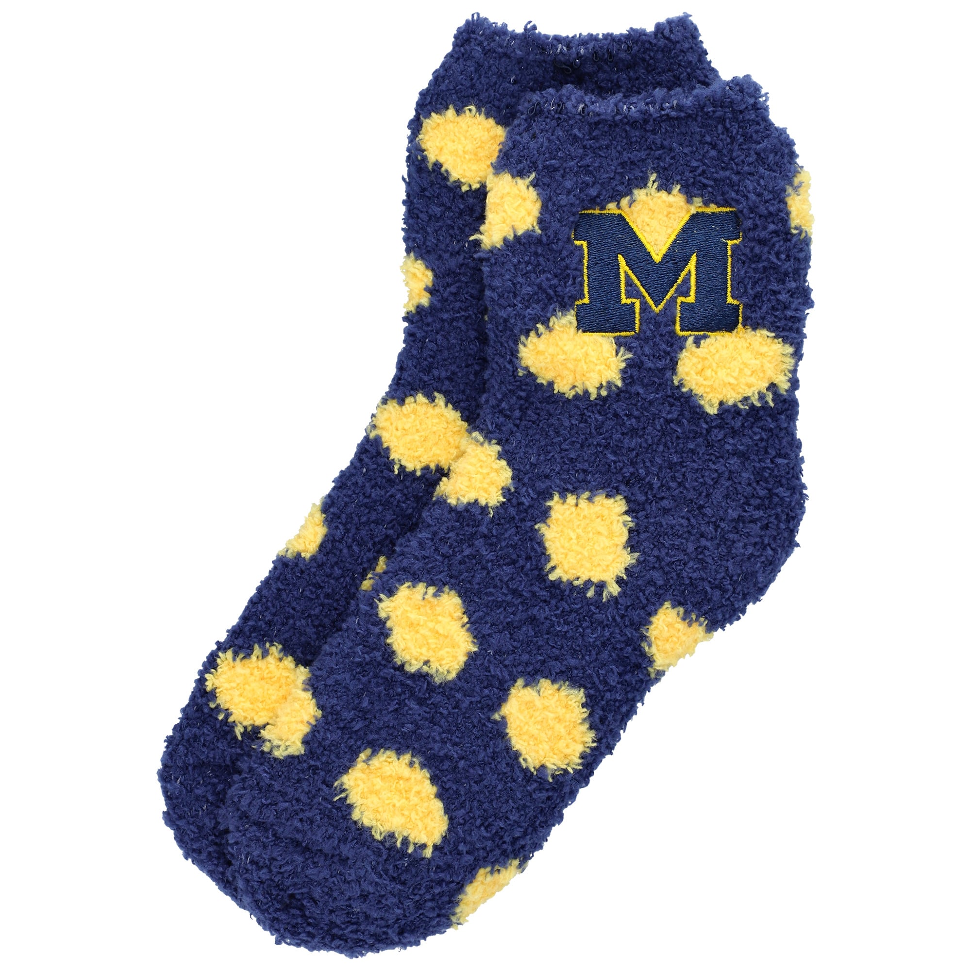 Chaussettes duveteuses ZooZatz Michigan Wolverines pour filles